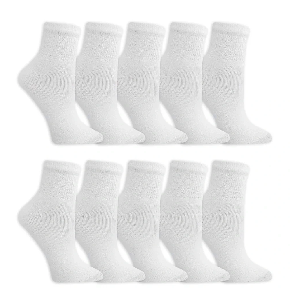 DEAL ‼️ Women’s Athletic Works 3 Packs of White Ankle Socks - Picture 5 of 5